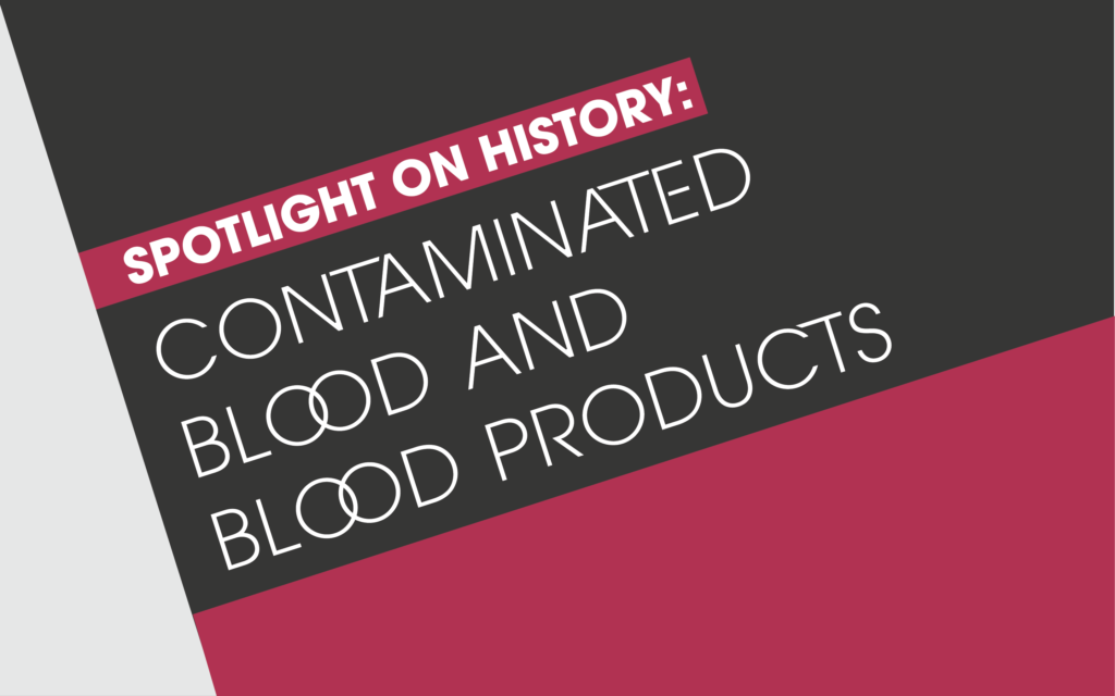 contaminated blood scandal in United Kingdom