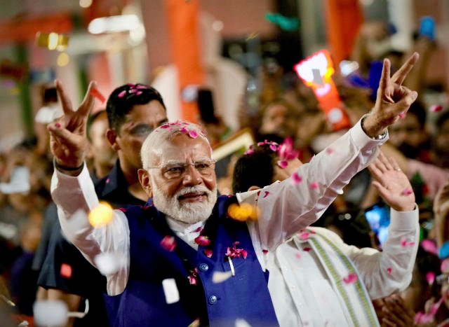 PM Modi Secures Historic Third Term, Defying Anticumbency Factor