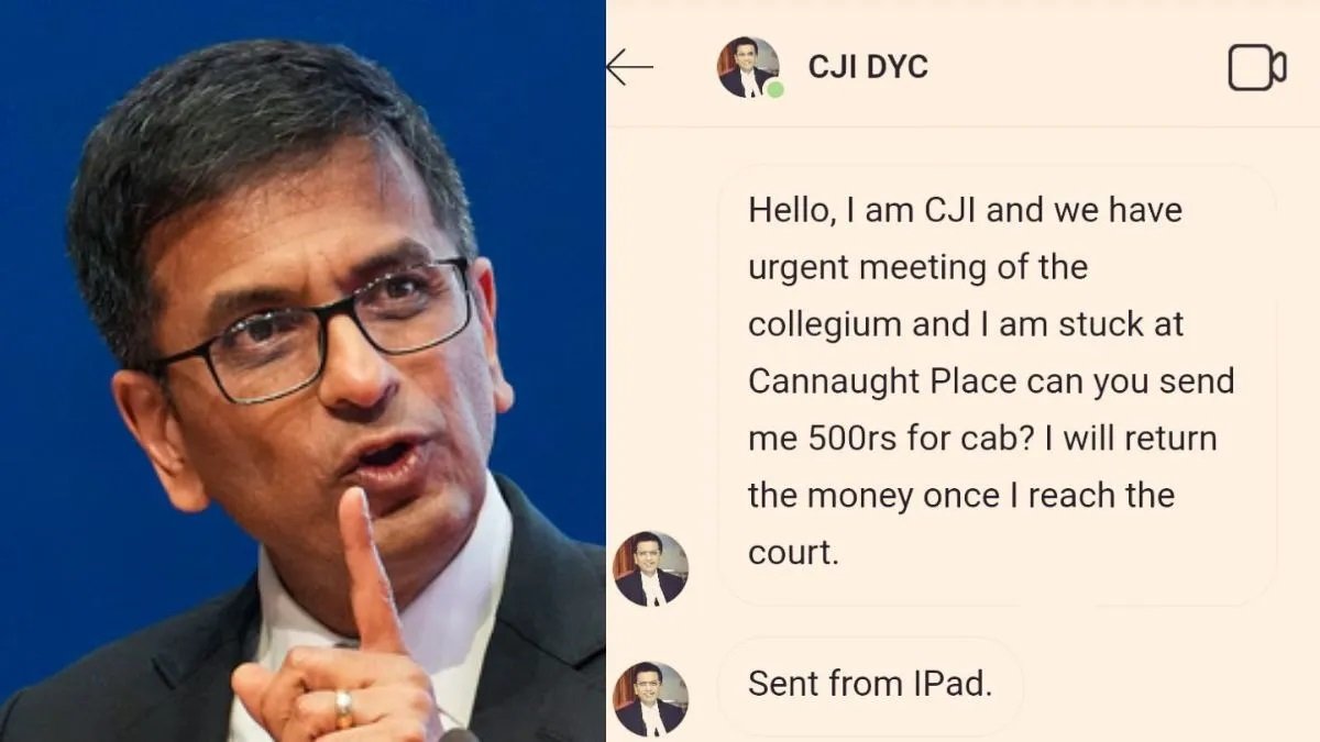 CJI DY Chandrachud Targeted: Supreme Court Files Cyber Crime Complaint Against Impersonator