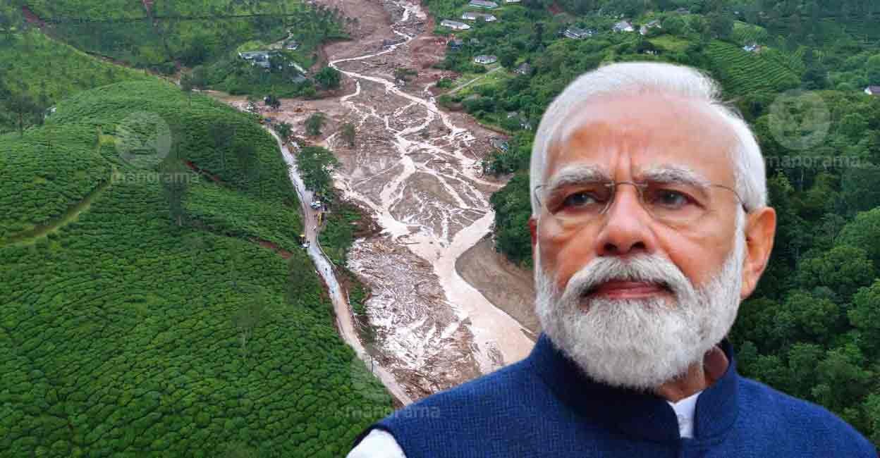 PM Modi Visits Wayanad: Aerial Survey Reveals Extent of Landslide Devastation