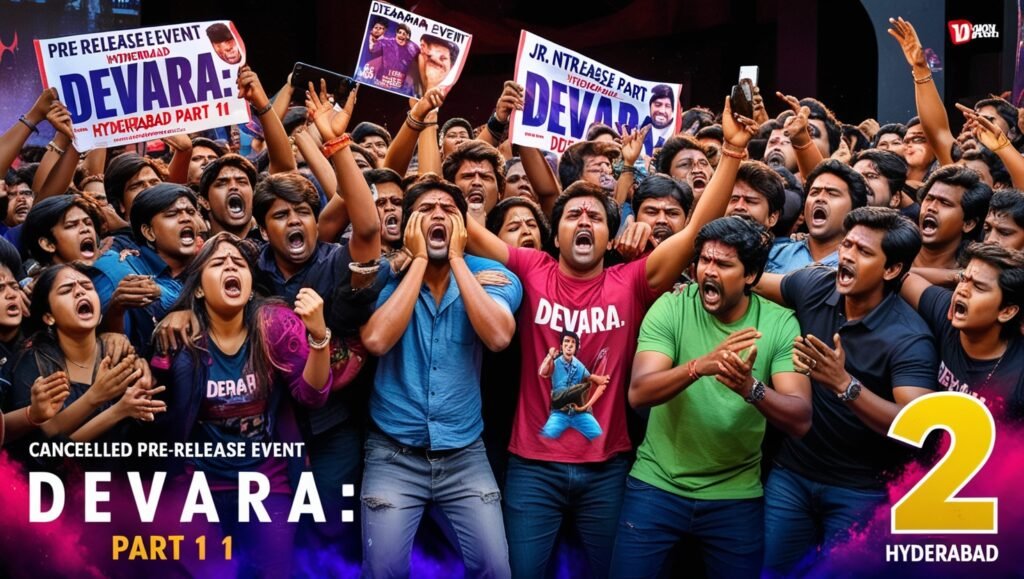 Chaos Erupts as 'Devara Part 1' Pre-Release Event Gets Cancelled in Hyderabad