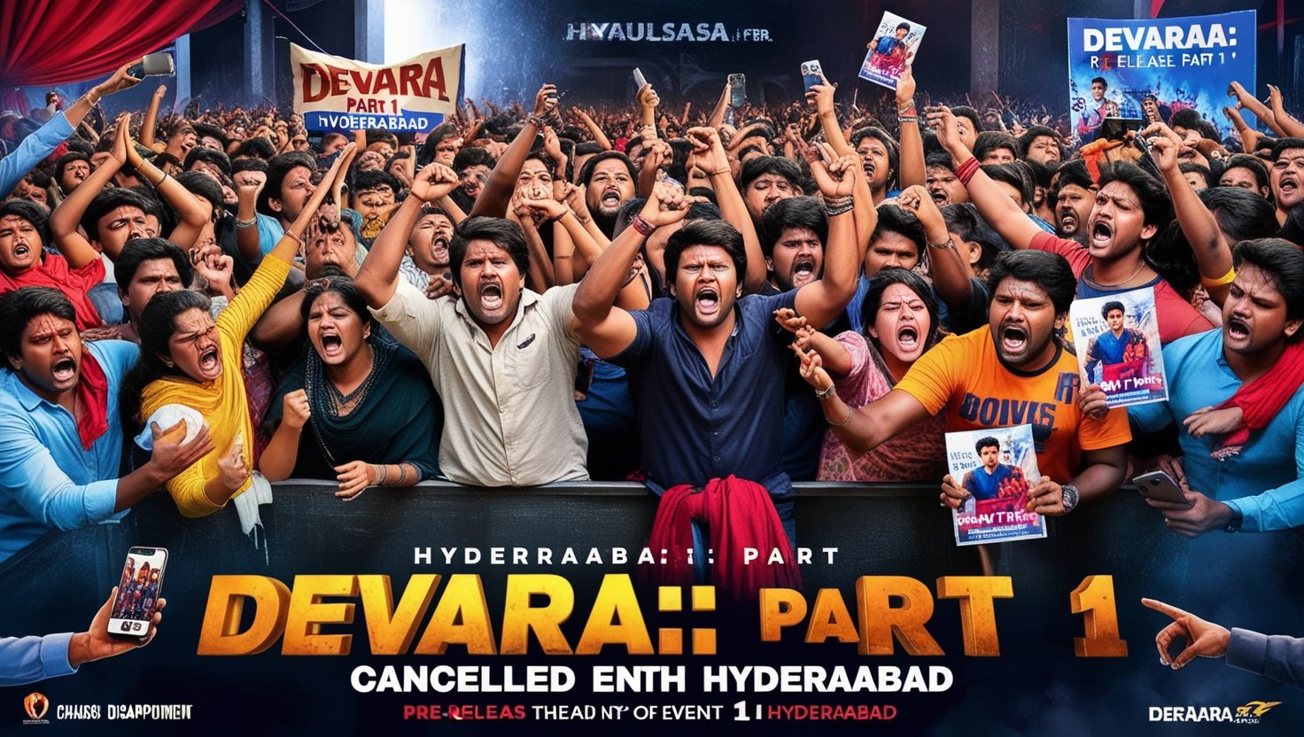 Chaos Erupts as 'Devara Part 1' Pre-Release Event Gets Cancelled in Hyderabad