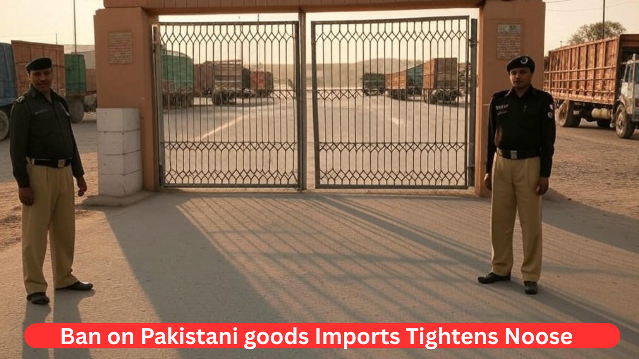 Ban on Pakistani goods Imports Tightens Noose