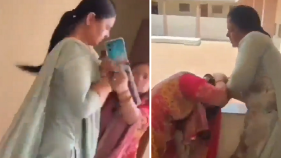 Shocking Brawl Between Principal and Librarian at Madhya Pradesh School Sparks National Outrage – Viral Video Stuns Millions