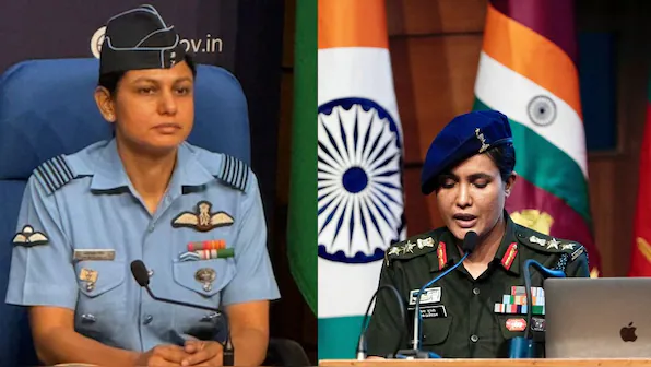 Colonel Sofiya Qureshi, IAF Wing Commander Vyomika Singh,