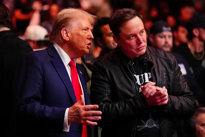 Trump Musk feud
