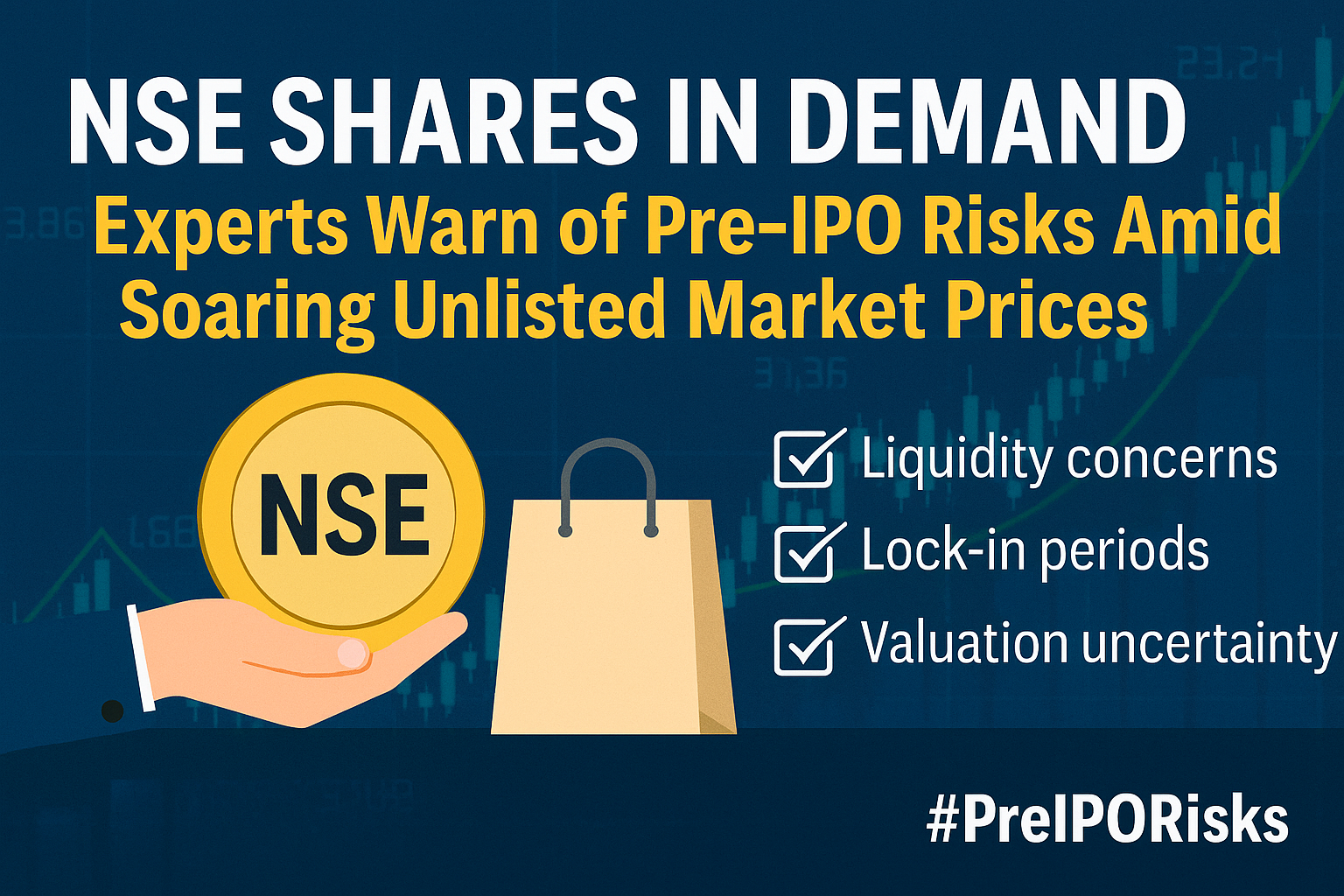 NSE Shares in Demand: Experts Warn of Pre-IPO Risks Amid Soaring Unlisted Market Prices