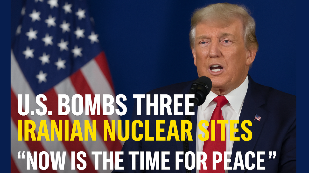 US Bombs Iran