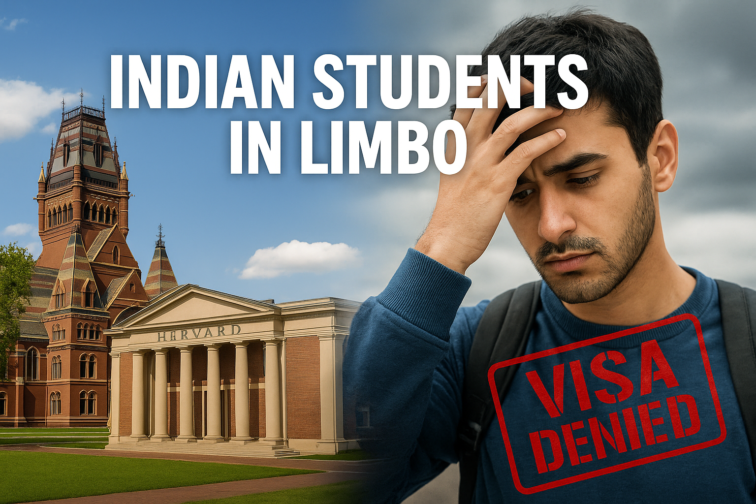 Indian Students at Harvard Caught in Crossfire as Trump Cracks Down: Dreams on Hold, Futures Uncertain