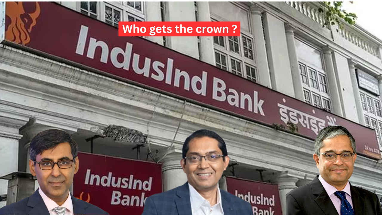 IndusInd Bank CEO Selection Nears Final Phase: Axis, HDFC, Bajaj Leaders in Fray | Who Will Take the Helm?