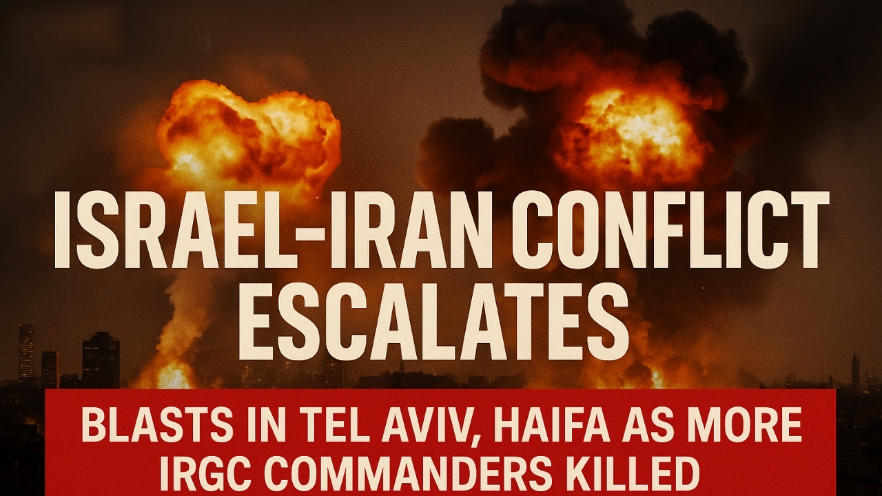 The Israel Iran conflict enters day 4 with deadly strikes on Tel Aviv and Haifa. Iran’s IRGC suffers major losses as ceasefire talks collapse.
