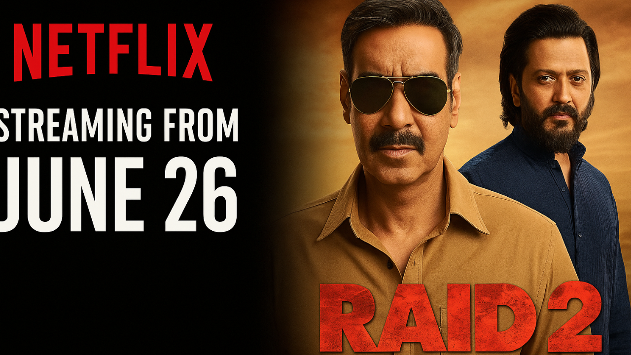Raid 2 OTT Release Confirmed: Ajay Devgn-Riteish Deshmukh’s ₹200 Crore Blockbuster Now Streaming on Netflix