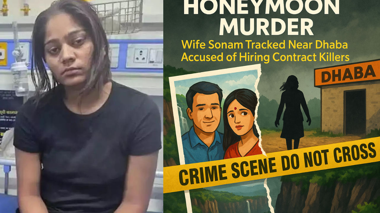 Meghalaya Honeymoon Murder: Wife Sonam Raghuvanshi Found in UP, Accused of Plotting Husband’s Murder