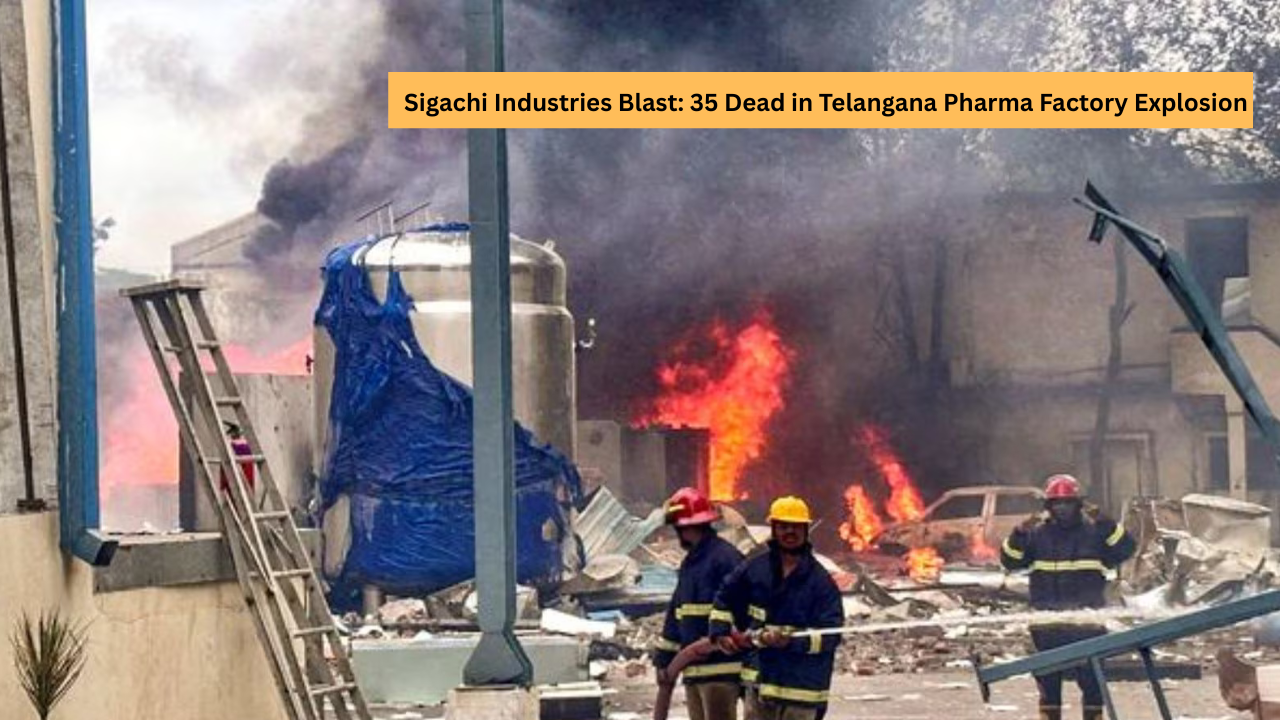Telangana Pharma Factory Blast: Death Toll Rises to 35 at Sigachi Industries, DNA Identification Underway