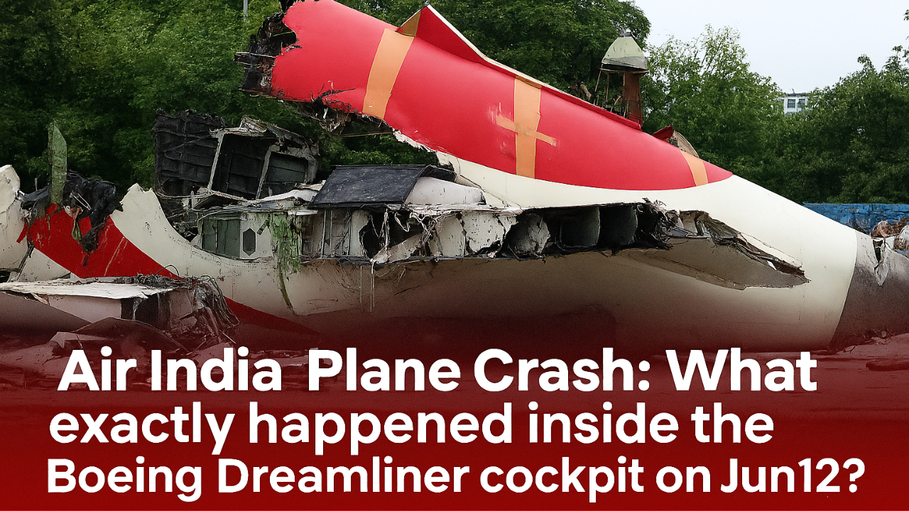 🚨 Air India Flight 171 Crash: What Exactly Happened Inside the Cockpit on June 12?