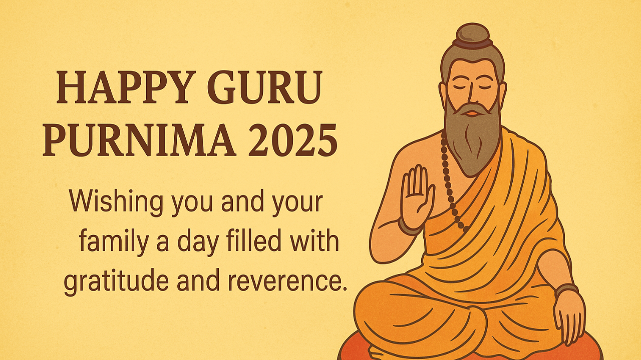 Happy Guru Purnima 2025: 100+ Wishes, Images, Quotes & Messages to Celebrate and Honour the Guiding Light in Your Life