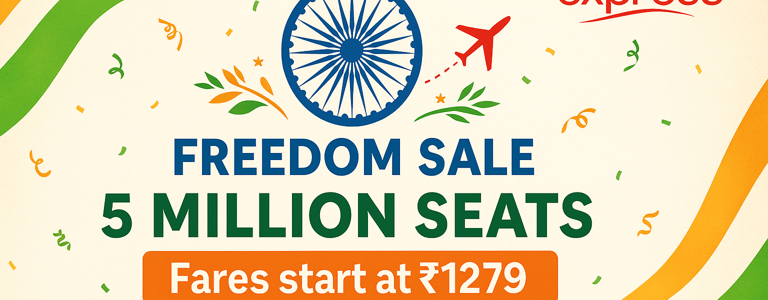 ✈️ Air India Express Launches ‘Freedom Sale’ with 5 Million Seats:
