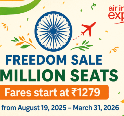 ✈️ Air India Express Launches ‘Freedom Sale’ with 5 Million Seats: