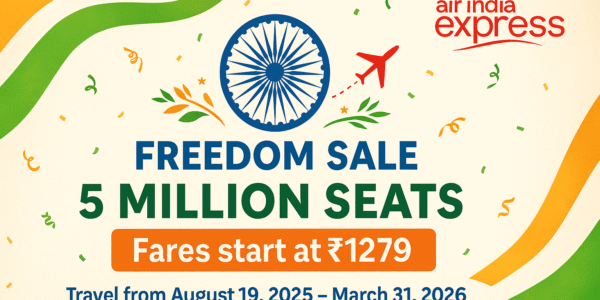 ✈️ Air India Express Launches ‘Freedom Sale’ with 5 Million Seats: