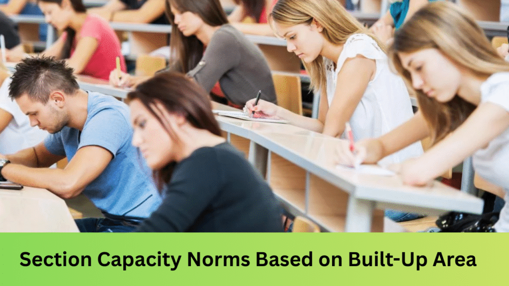 cbse updates sections based on built up area