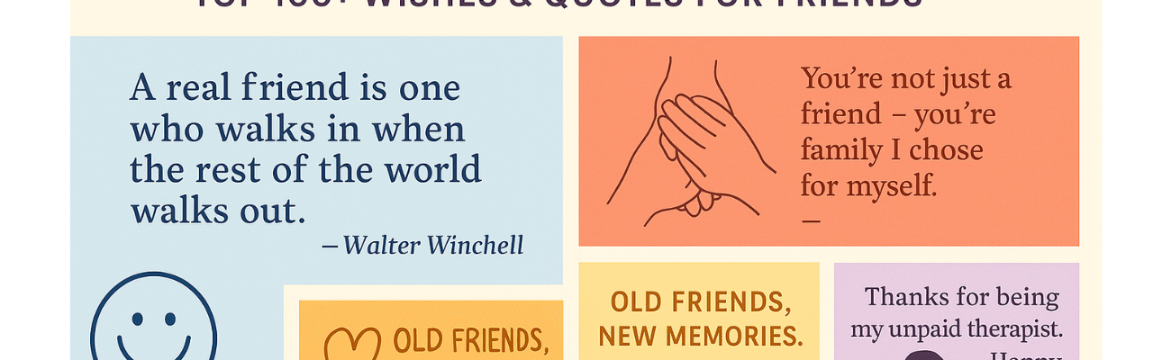 🧡 Happy Friendship Day 2025 | Top 100+ Wishes & Quotes Whether you want to laugh, cry, or just say "thank you," we’ve got the best quotes, captions, and messages for Friendship Day. 🌍 Celebrating August 3 with love, gratitude, and lifelong bonds. #FriendshipDay2025 #FriendshipDayQuotes #MessageIdeas #BFFGoals #CelebrateFriendship