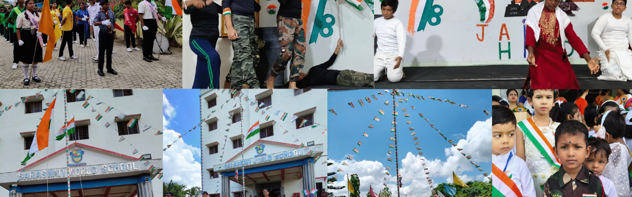 independence day at saraswati world school