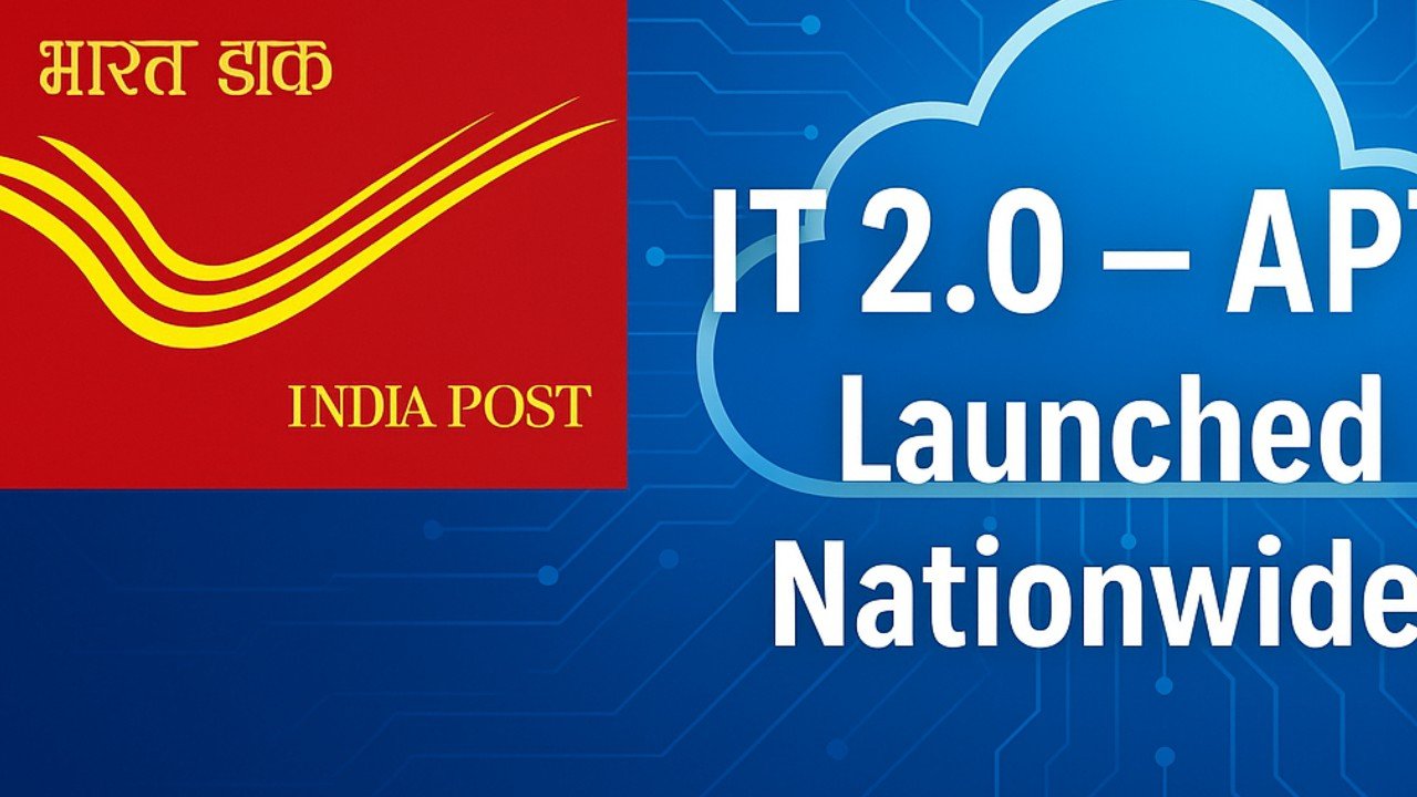 India Post Unveils IT 2.0: APT Ushers in a New Era of Digital Postal ...