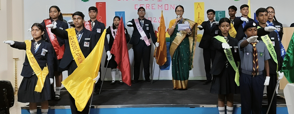 Investiture Ceremony 2025: Saraswati World School Empowers Future Leaders with Values of Discipline and Service