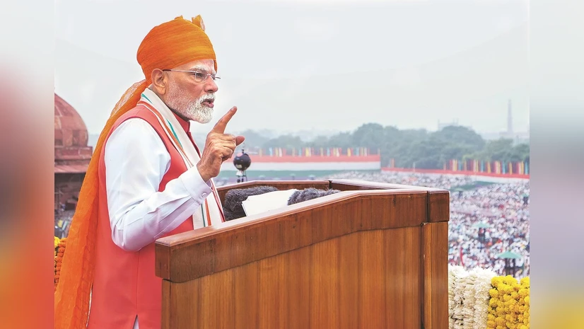 narendra modi speech on independence day 2025