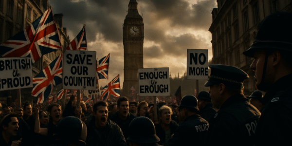 anti protest rally in london