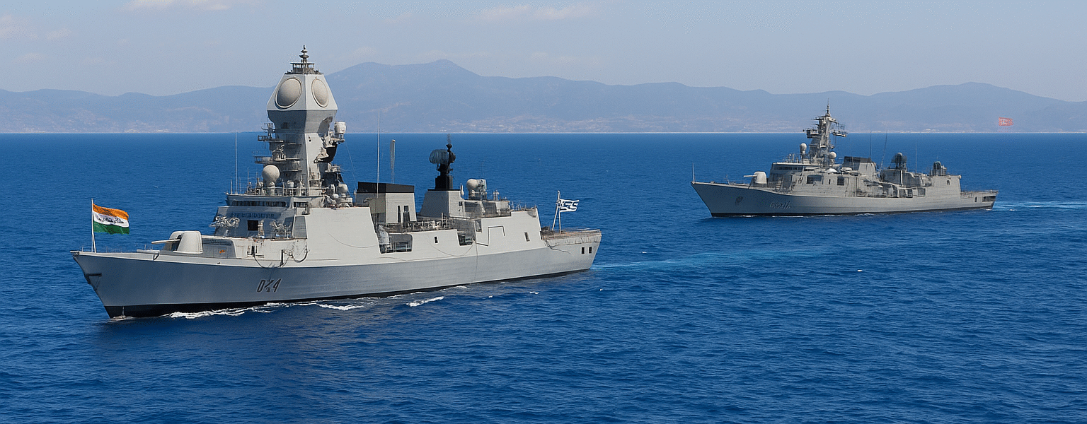 India Greece Naval Exercise