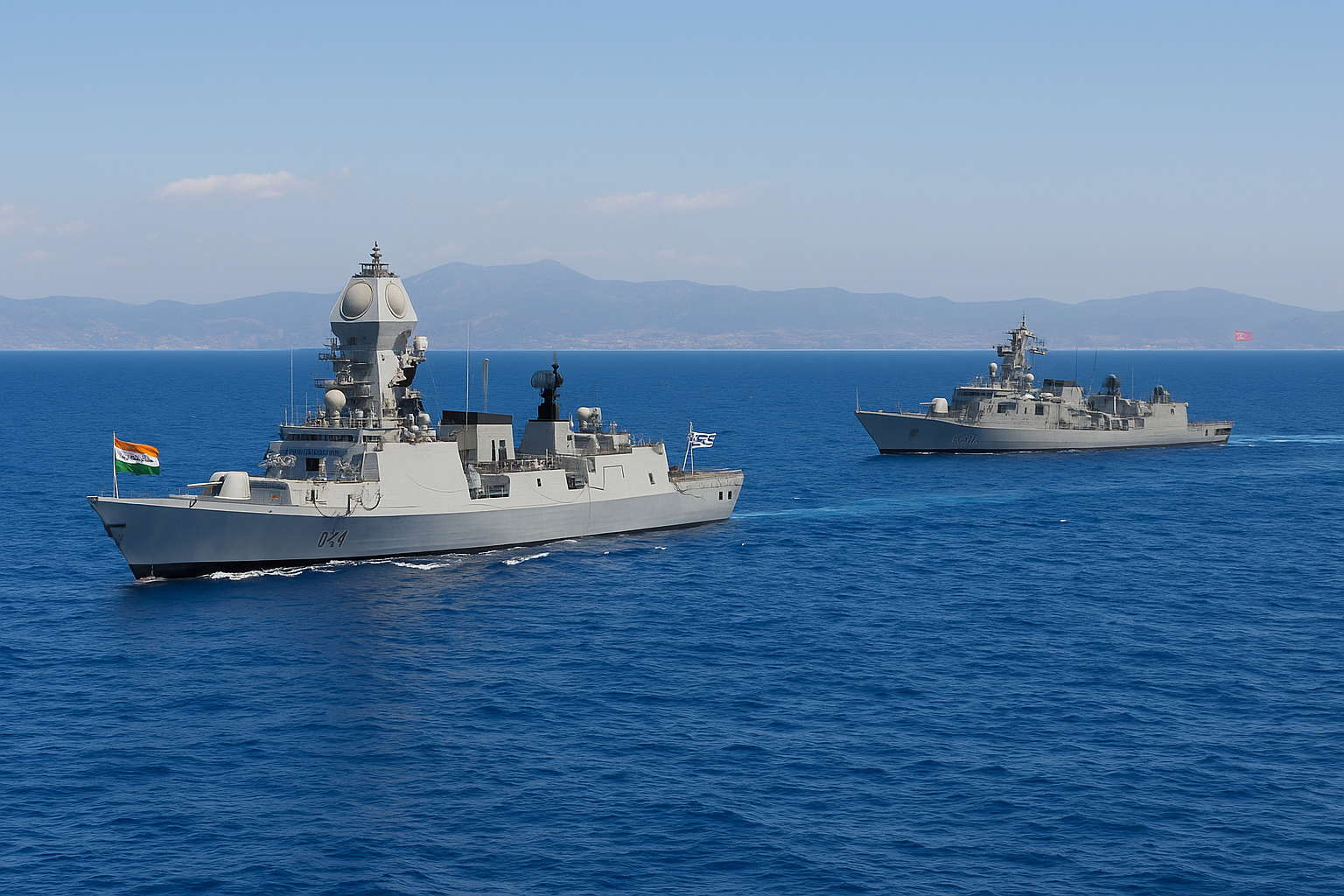 India Greece Naval Exercise