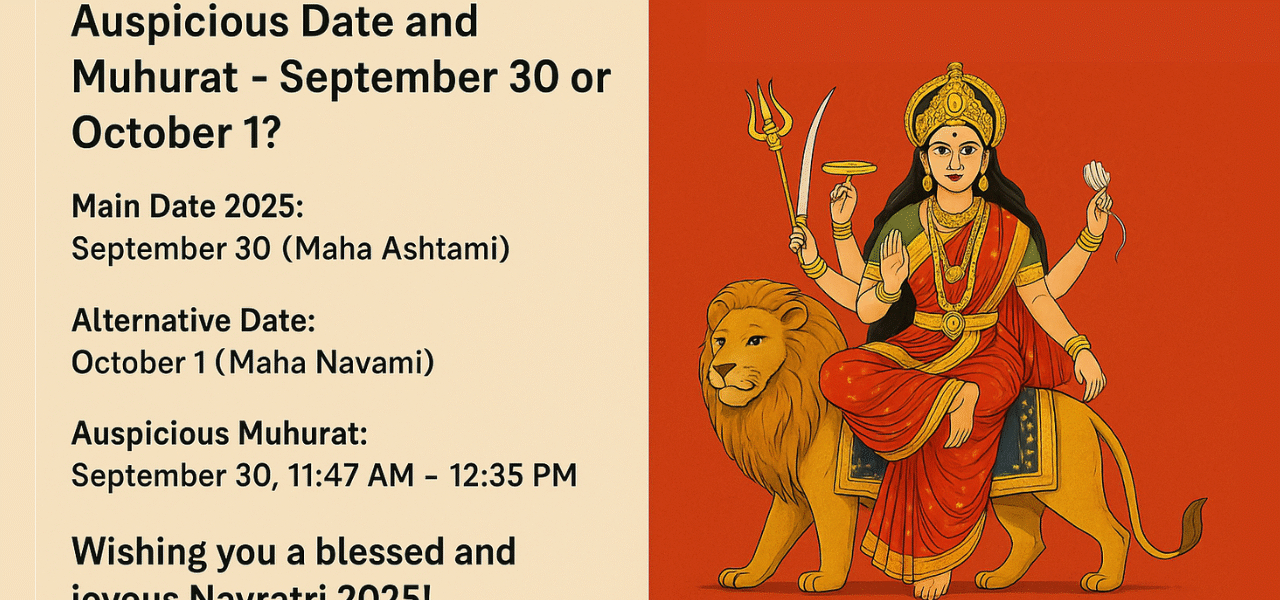 Navratri Navami 2025 Kanya Pujan
