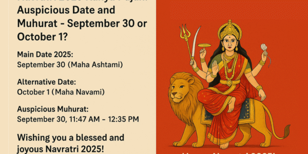 Navratri Navami 2025 Kanya Pujan