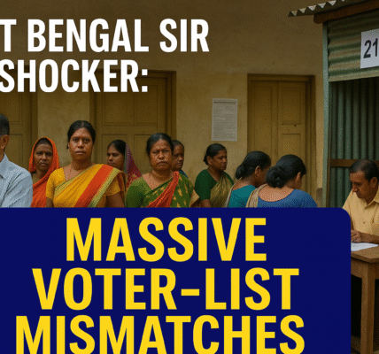 West Bengal SIR 2025: A Bold Step Toward Cleaner, Transparent, and Fairer Elections