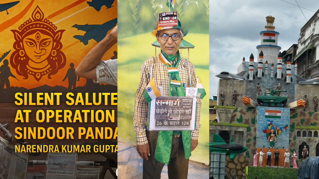 operation sindoor pandal kolkata