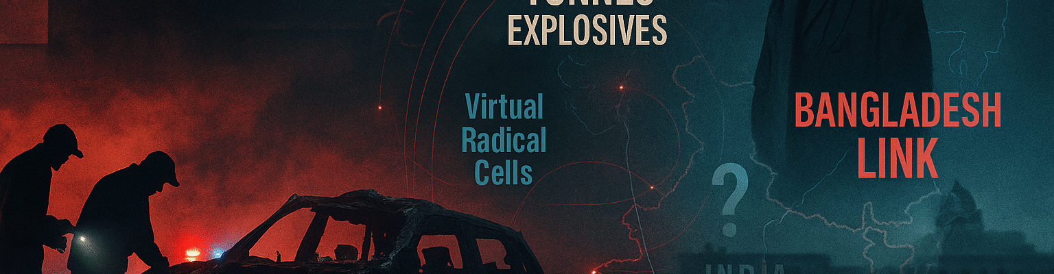 Delhi blast investigation, Bangladesh terror link, educated jihad India, Islamic radicalisation network, 15 tonnes explosives India, Bangladesh official terror meetings, India Bangladesh terror nexus, Delhi terror attack probe, cross-border terrorism South Asia, Turkey Islamic extremist link
