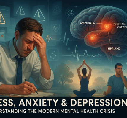 Rising Stress, Anxiety and Depression: Causes, Symptoms, Brain Science & Proven Ways to Heal in a Fast-Paced Modern World” 4 Stress Anxiety and Depression