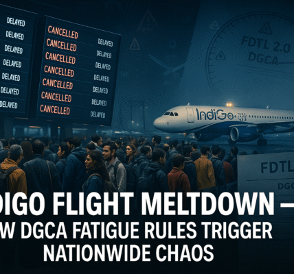 IndiGo Flight Meltdown: New DGCA Fatigue Rules Trigger Nationwide Cancellations & Airport Chaos 2 IndiGo Flights Network