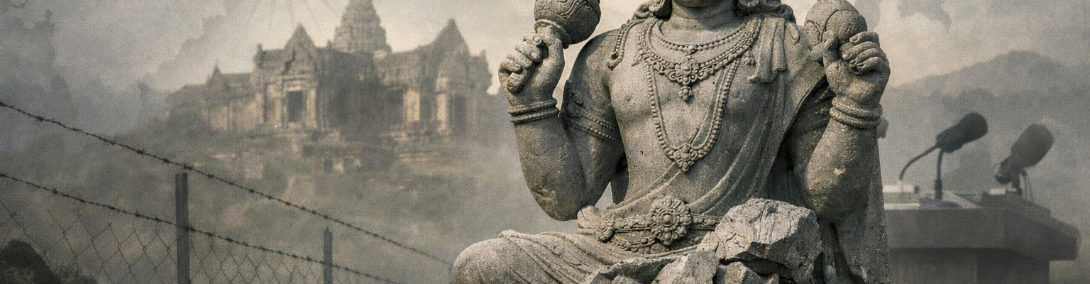 India Condemns Demolition of Lord Vishnu Statue Amid Escalating Thailand–Cambodia Border Dispute 22 Lord Vishnu Statue