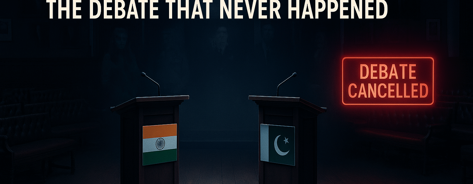 No-Show at Oxford Union debate