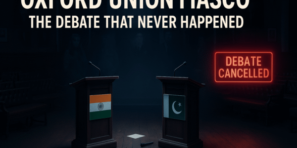 No-Show at Oxford Union debate: How Pakistan Dodged a Debate and Triggered a Global Narrative War 8 No-Show at Oxford Union debate