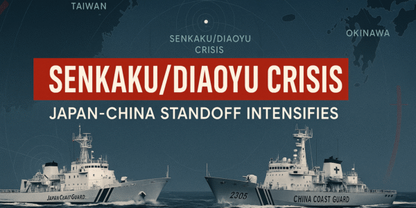 Diaoyu/Senkaku Crisis 2025: Chinese Coast Guard Escalation Sparks Japan–China Standoff and Boosts Takaichi’s Rise 4 Senkaku crisis