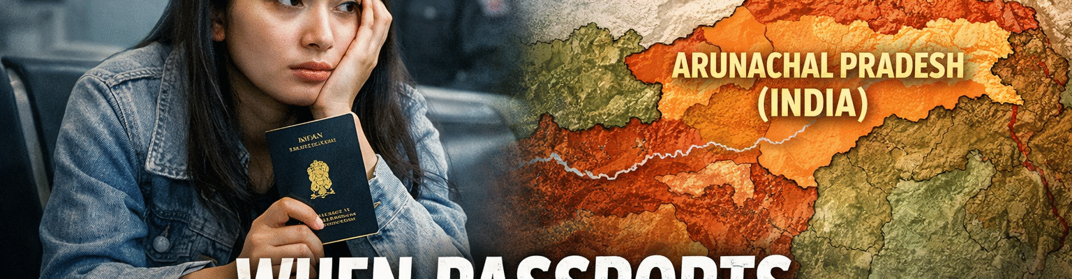 China’s detention of Arunachal Indians at airports exposes a silent geopolitical war using stapled visas, passport invalidation, and civilian humiliation. 18 china arunachal
