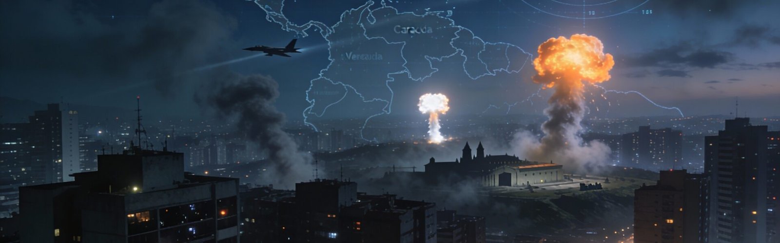 US Strikes Venezuela, Claims Capture of President Nicolás Maduro as Caracas Rocked by Explosions 1 US Strikes Venezuela