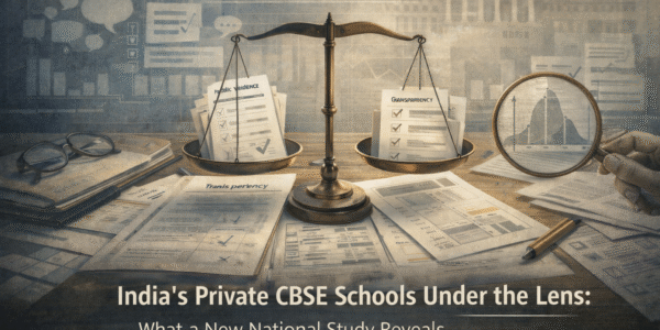 Education research analysis of private CBSE schools in India using public evidence and governance indicators”