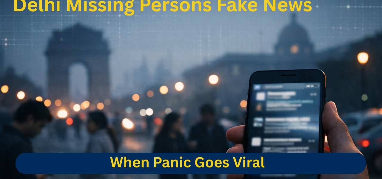 Delhi Missing Persons Fake News