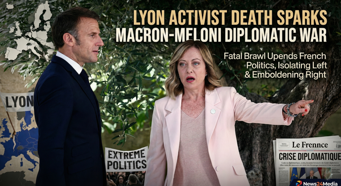 Emmanuel Macron vs. Giorgia Meloni: Lyon Activist Death Sparks Diplomatic Row 1 Emmanuel Macron vs. Giorgia Meloni