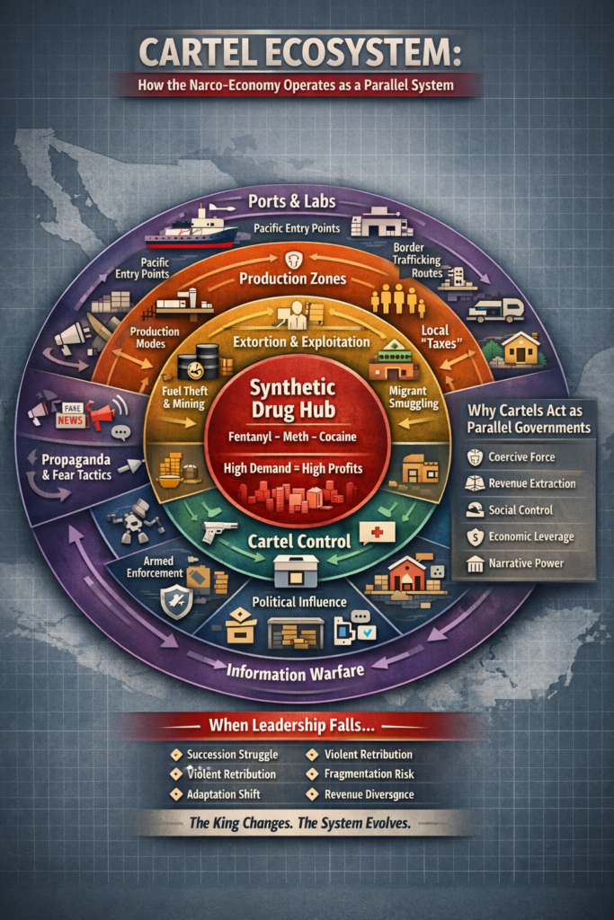 Mexico Cartel Ecosystem Map 