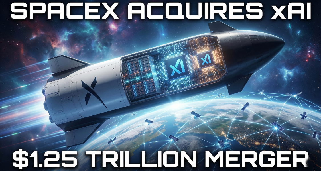 SpaceX-xAI Merger in a historic $1.25 trillion deal